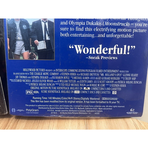 Vintage VHS lot Of 2 Mr. Holland’s Opus & The Shawshank Redemption - SEALED NEW - Picture 10 of 15